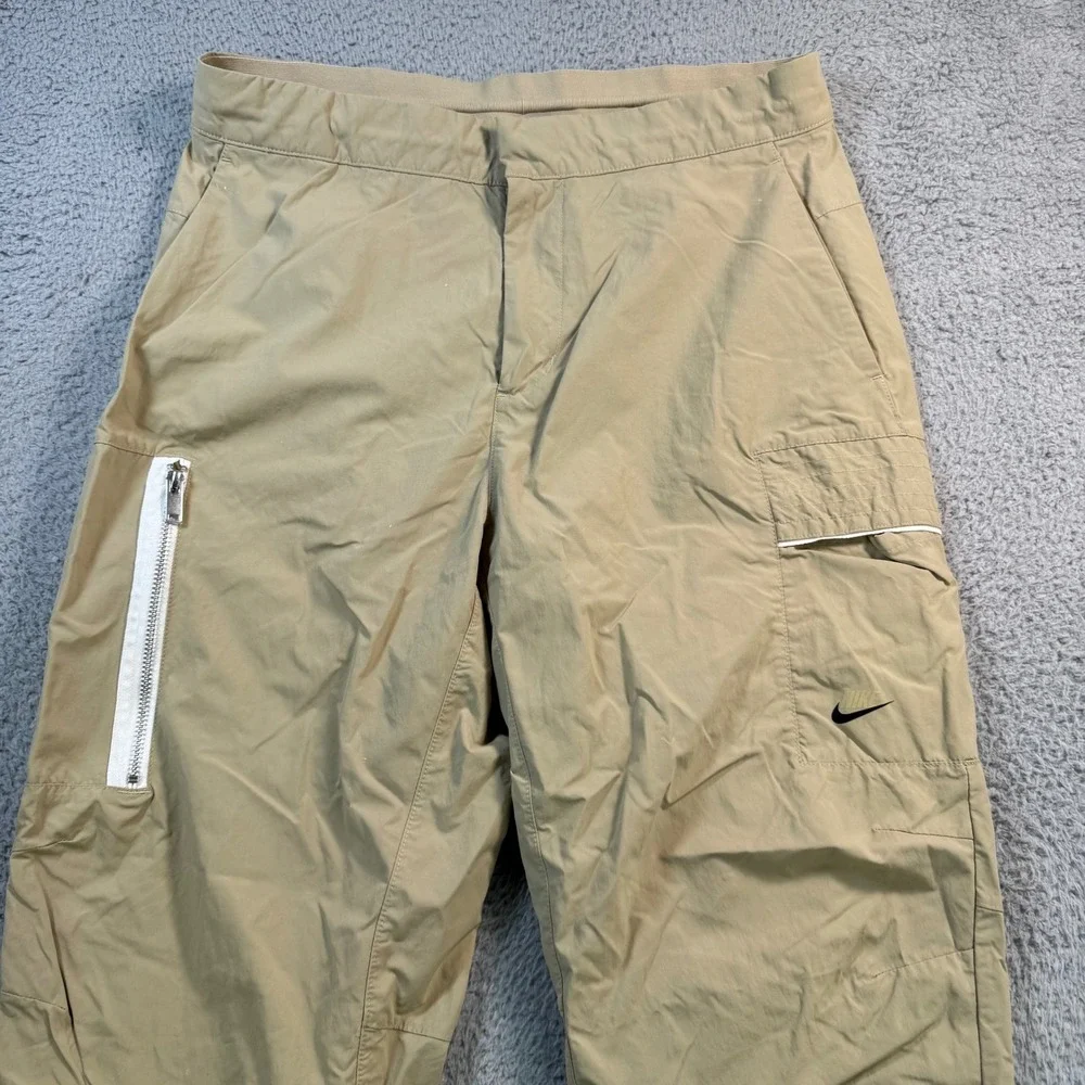 Nike Mens Cargo Pants Khaki Tan Tech Utility Multi-Pocket Tapered Size 32 M